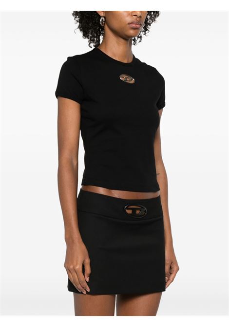 t uncutie long t-shit woman black DIESEL | A16839 0CLBR9XX